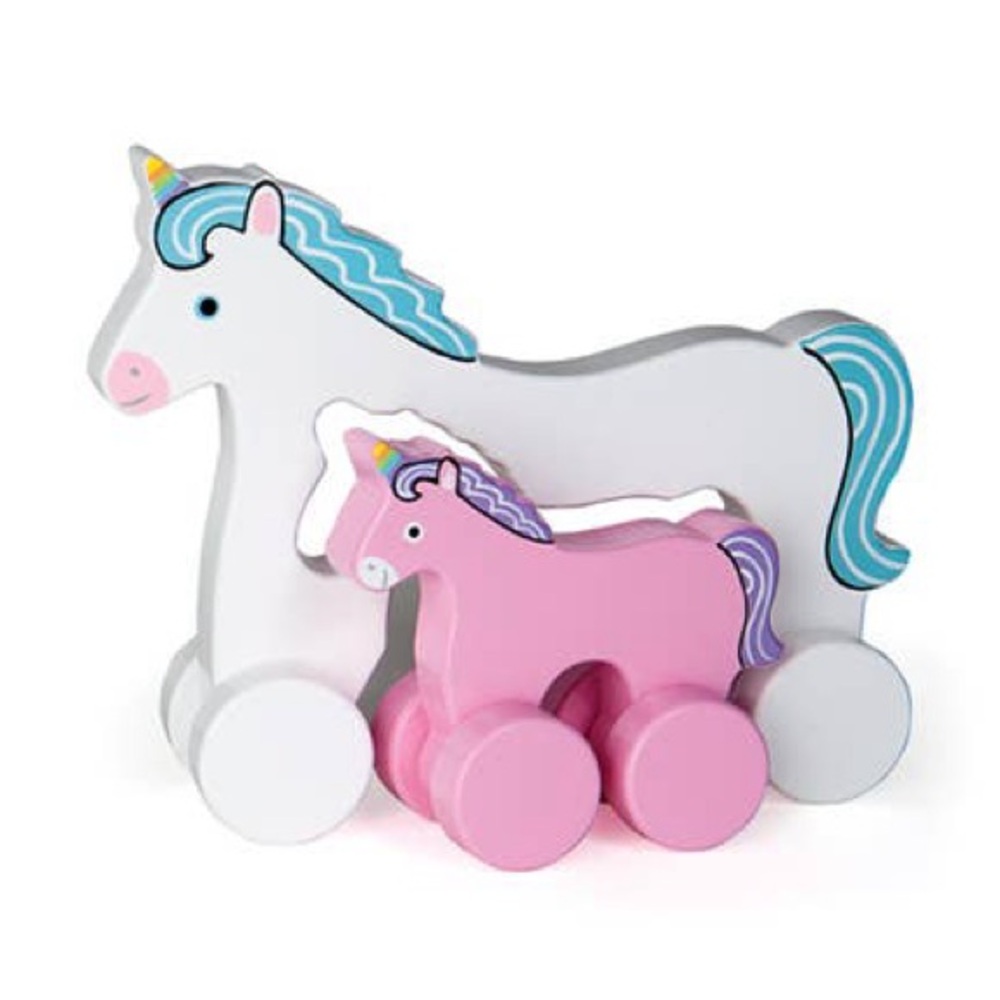 Unicorn Big & Little Wooden Roller